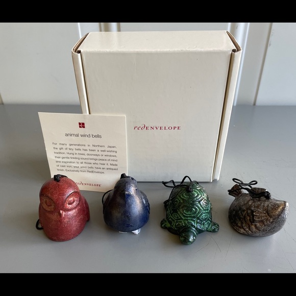 Red Envelope Other - NIB Cast Iron Animal Shaped Wind Chimes